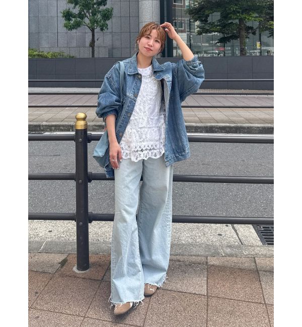 Ungrid「ビッグシルエットデニムジャケット」|ブルゾン・スタジャン|