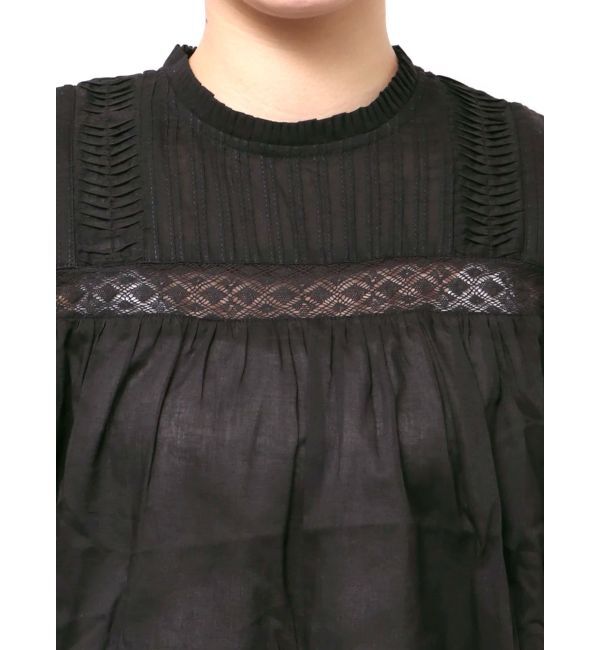 Ungrid「コットンノースリフリルブラウス」|シャツ・ブラウス|