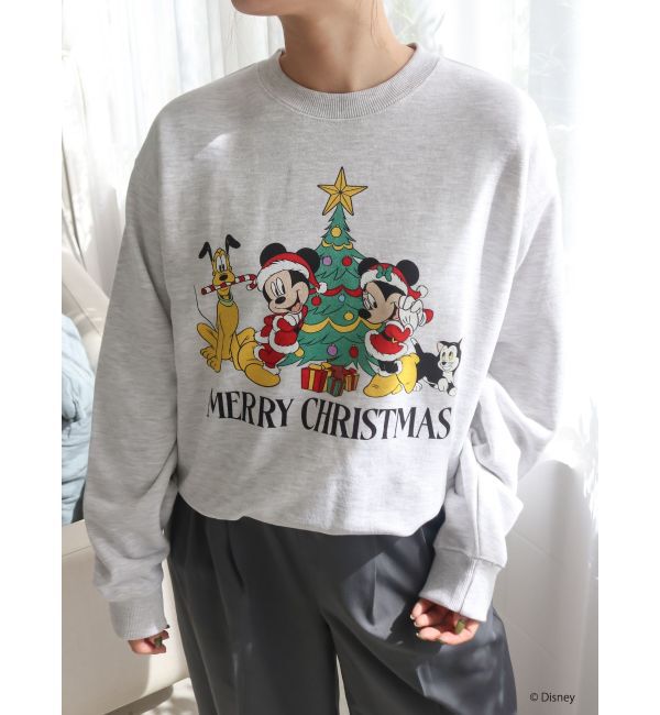 Ungrid「クリスマスプリントスウェット」|スウェット・ジャージ|