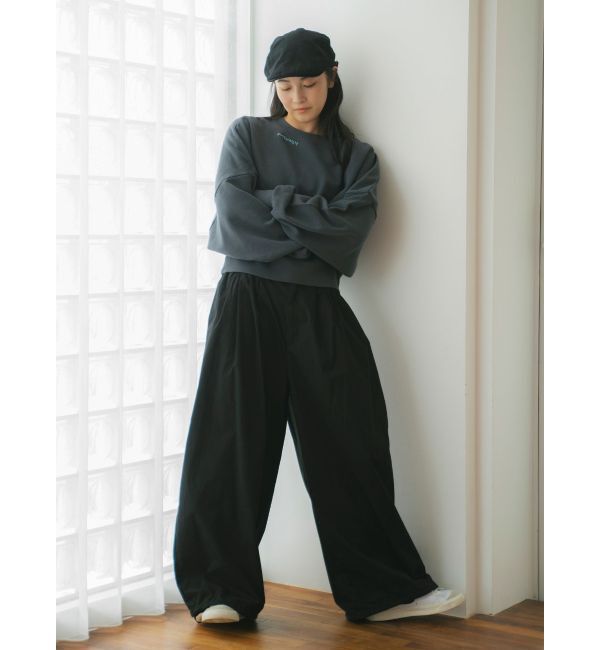 Ungrid「スリーブボリューム刺繍スウェット」|スウェット・ジャージ|