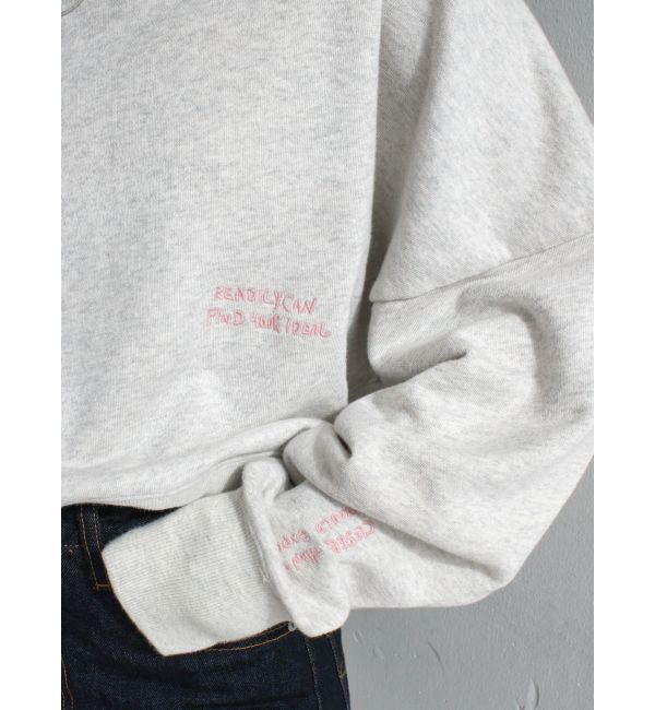 Ungrid「スリーブボリューム刺繍スウェット」|スウェット・ジャージ|