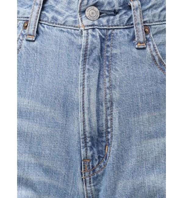 Ungrid「ハイウエストオーガニックコットンルーズデニム」|デニム|