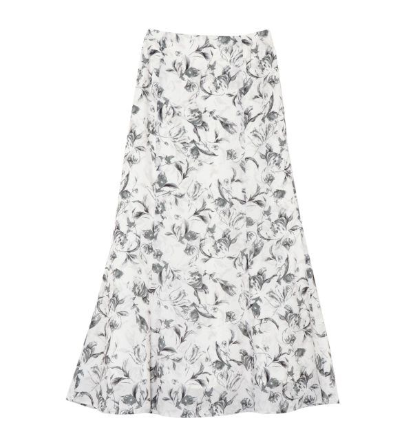 LAGUNAMOON「楊柳フラワーナローフレアスカート」|スカート|