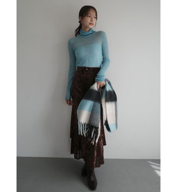 LAGUNAMOON「シアーベロアティアードスカート」|スカート|