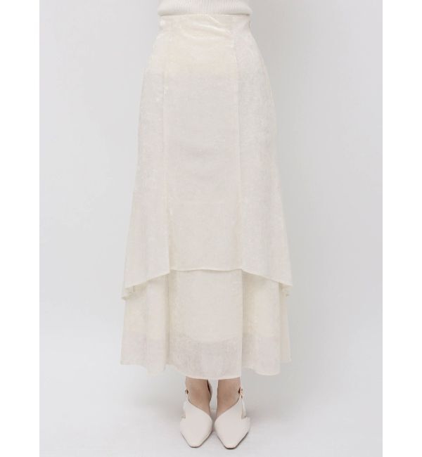 LAGUNAMOON「シアーベロアティアードスカート」|スカート|