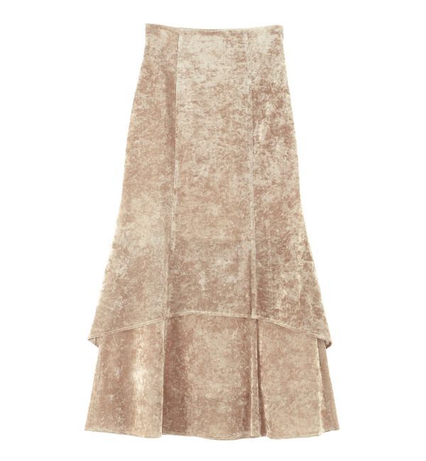 LAGUNAMOON「シアーベロアティアードスカート」|スカート|