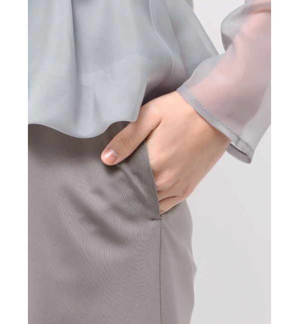 LAGUNAMOON「LADYシフォンペプラムドレス」|ドレス|