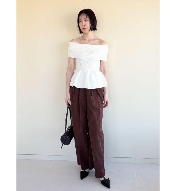 LAGUNAMOON「ウエストレースリラックスパンツ」|その他|