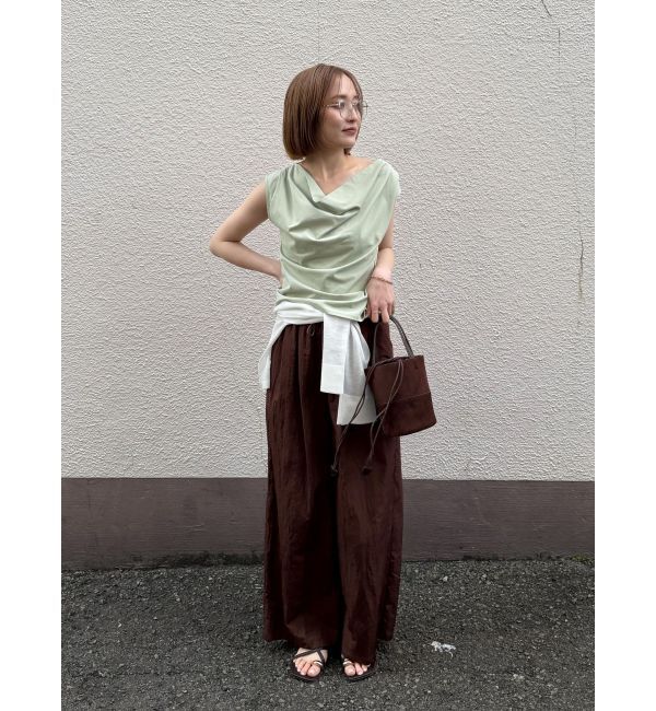 LAGUNAMOON「ウエストレースリラックスパンツ」|その他|