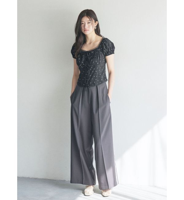 LAGUNAMOON「センタープレスラインパンツ」|その他|