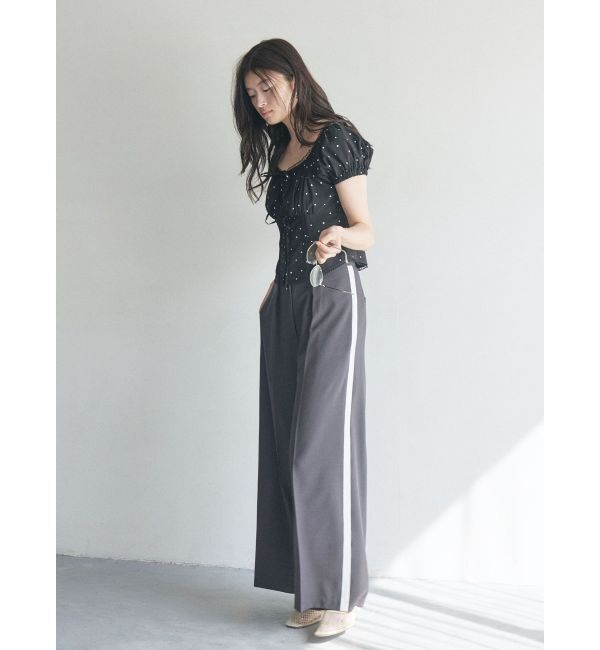 LAGUNAMOON「センタープレスラインパンツ」|その他|