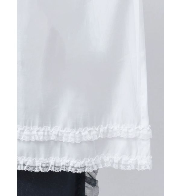 merry jenny「サテンフリルブラウス」|シャツ・ブラウス|