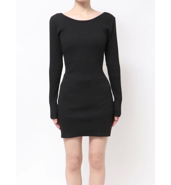 GYDA「レオパードバックリボンテレコミニワンピース」|ワンピース|