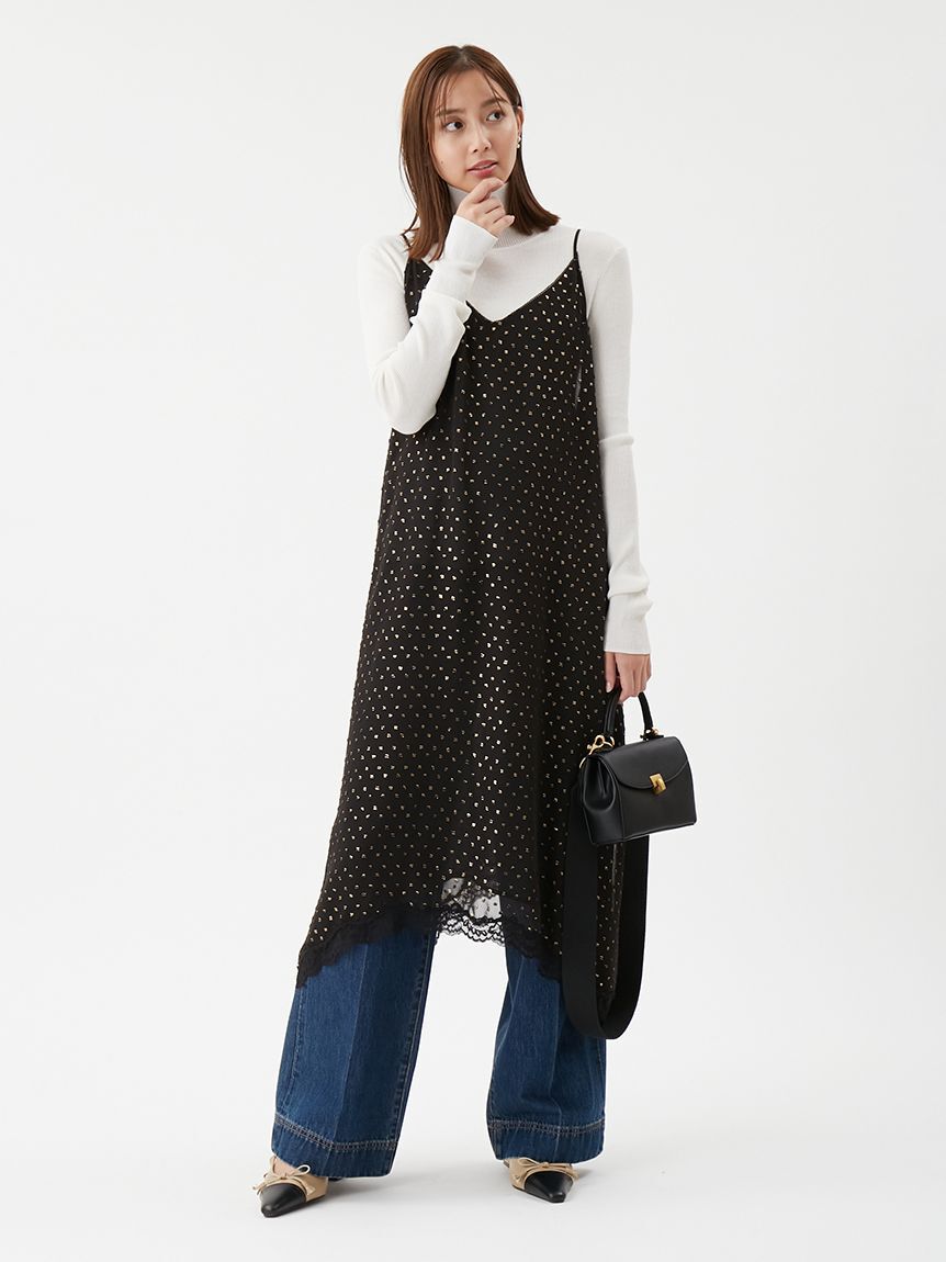 Mila Owen「パッチポケットデザインシガレットデニムパンツ」|デニム|