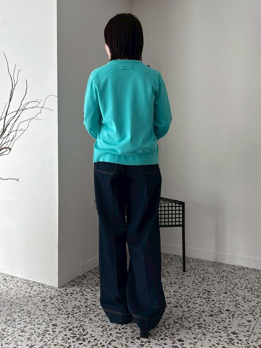 Mila Owen「パッチポケットデザインシガレットデニムパンツ」|デニム|