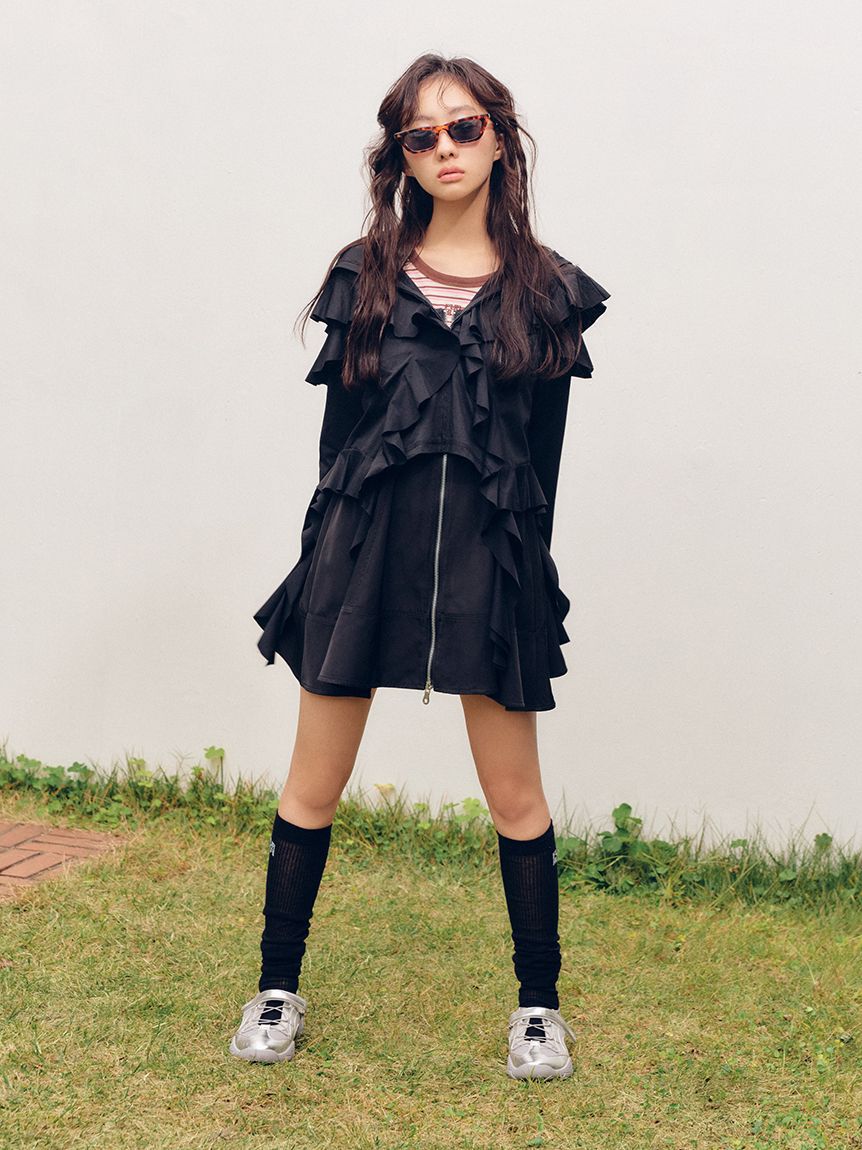 FURFUR「【UVカット】フリルパーカー」|パーカー|