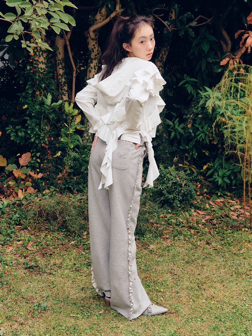 FURFUR「【UVカット】フリルパーカー」|パーカー|