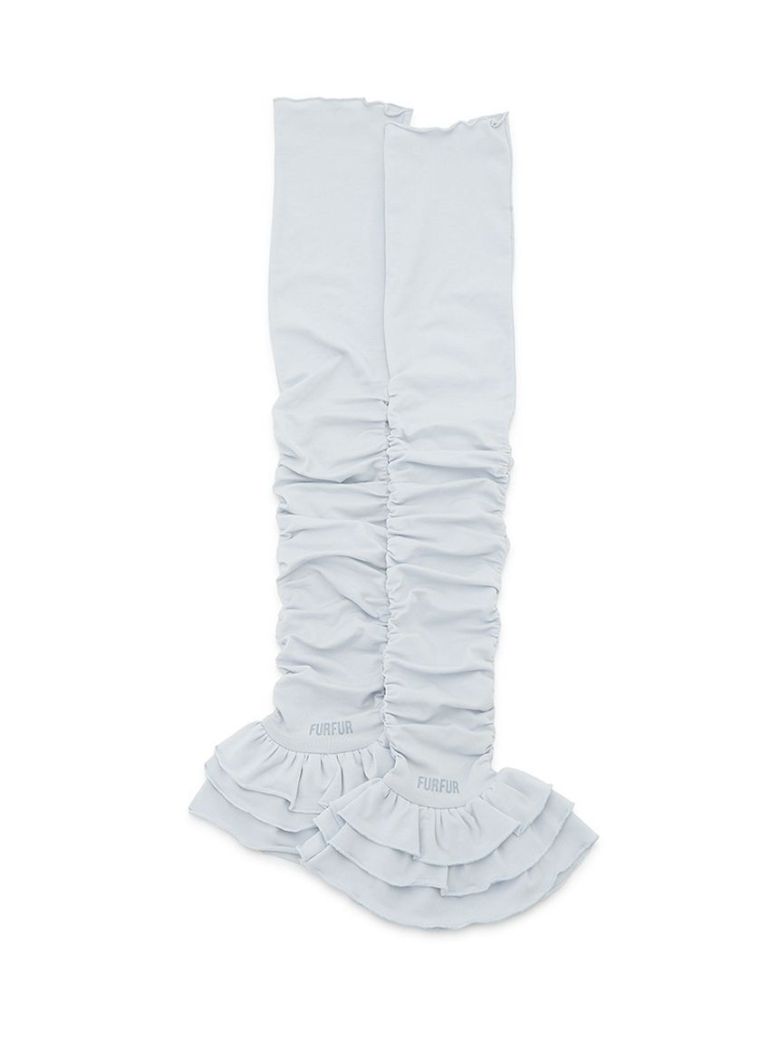 FURFUR「【UVカット】フリルアームカバー&ポーチセット」|手袋|