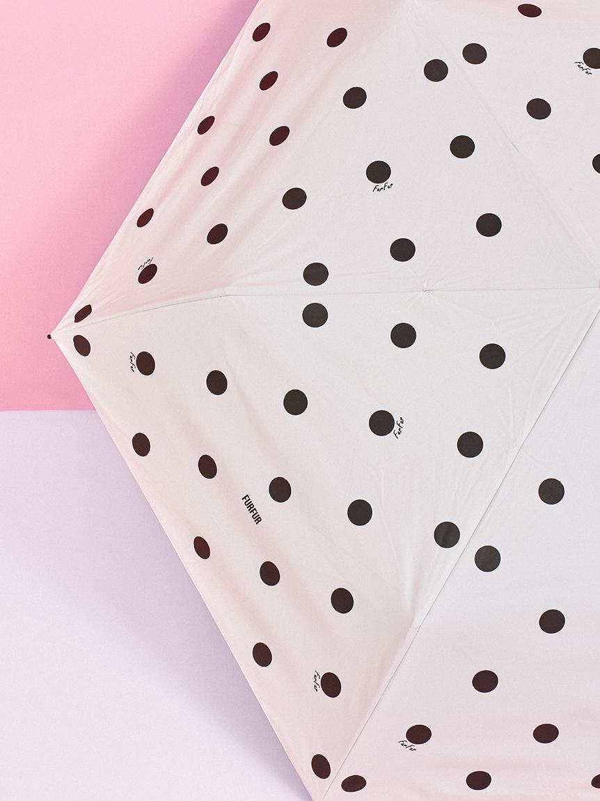 FURFUR「【FURFUR&times;PROTECT U】晴雨兼用折り畳み日傘 (ドット柄・小花柄）」|傘|