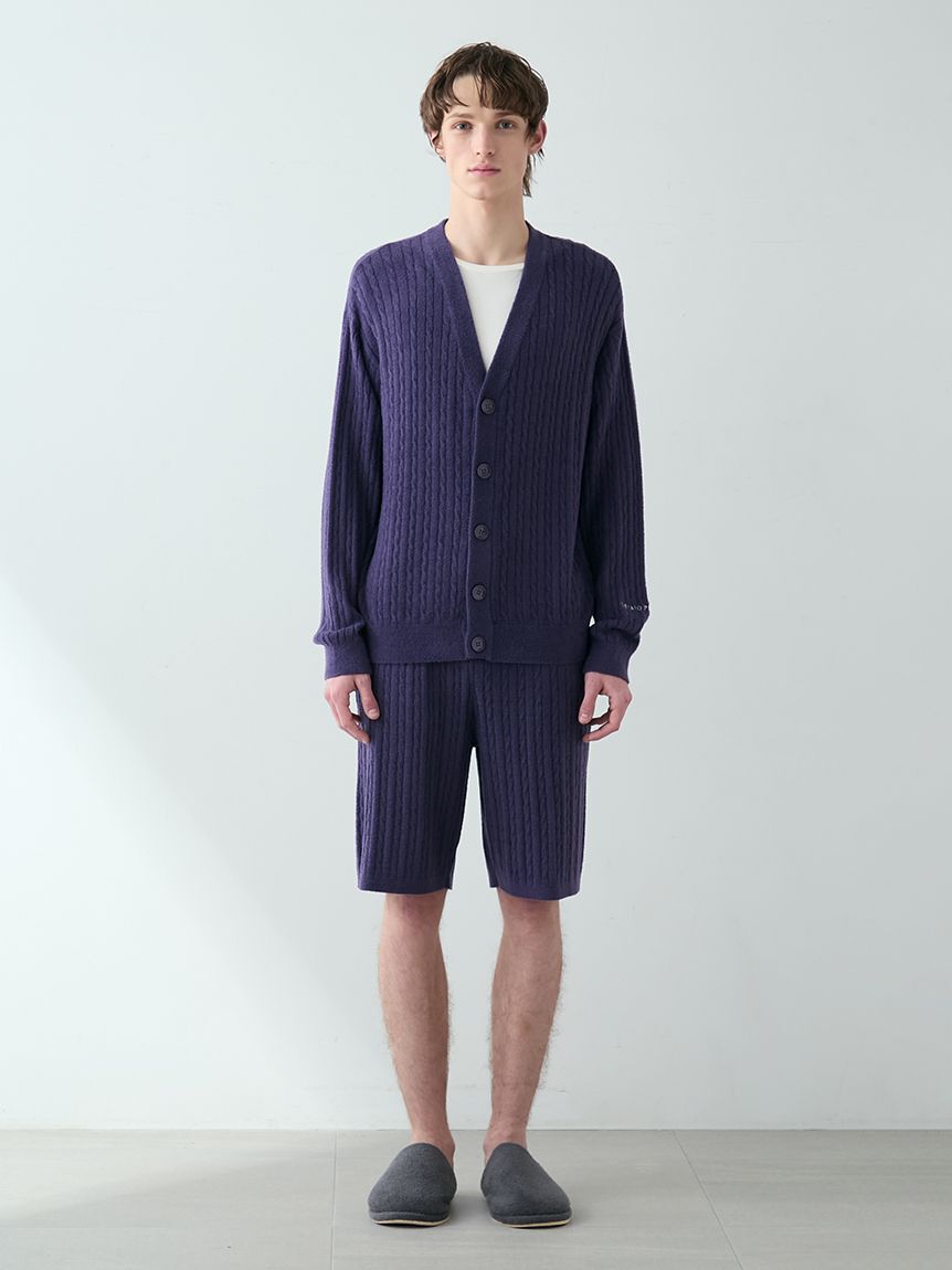 GELATO PIQUE HOMME「【HOMME】スムーズィーliteアランカーディガン」|カーディガン|