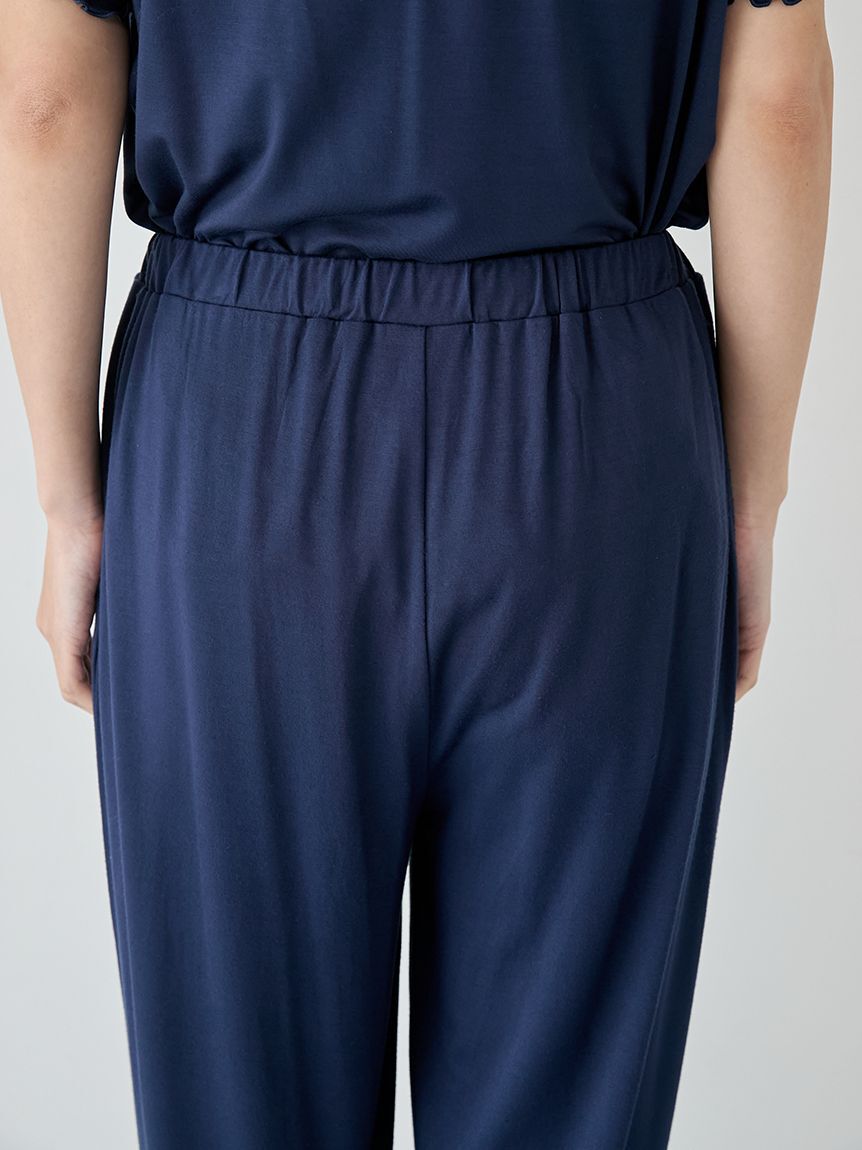 gelato pique「レーヨンロゴメローロングパンツ」|ルームウェア|