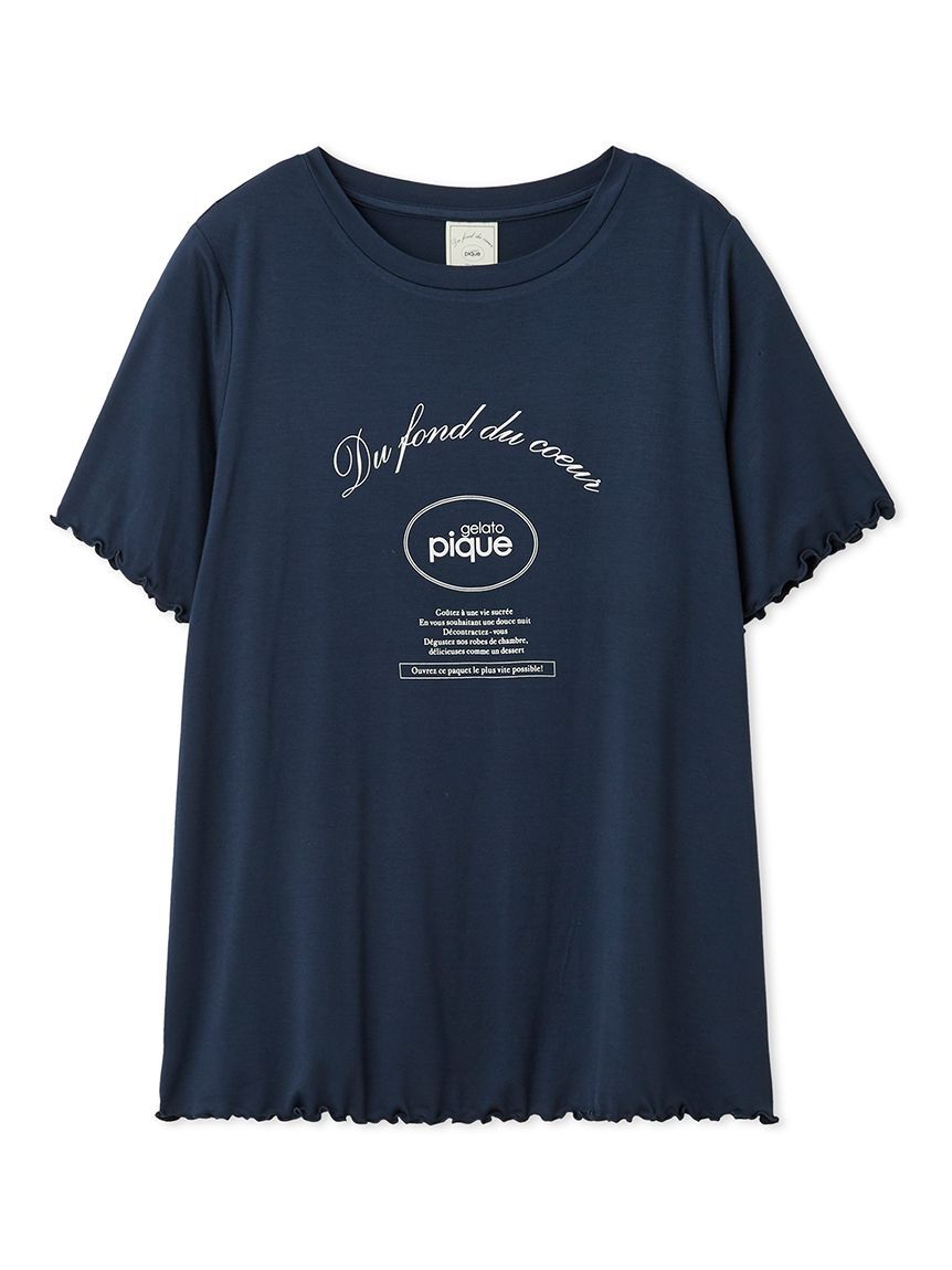gelato pique「レーヨンロゴメローTシャツ」|ルームウェア|