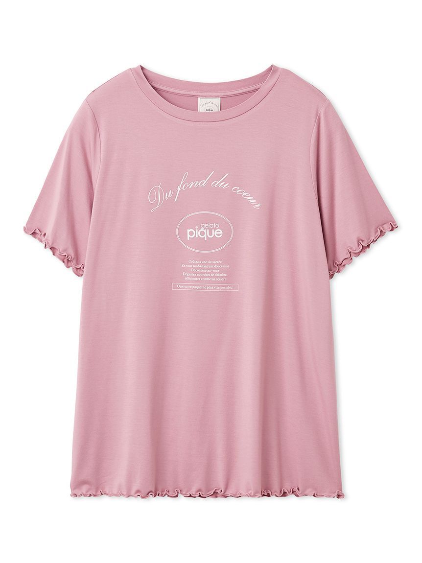 gelato pique「レーヨンロゴメローTシャツ」|ルームウェア|