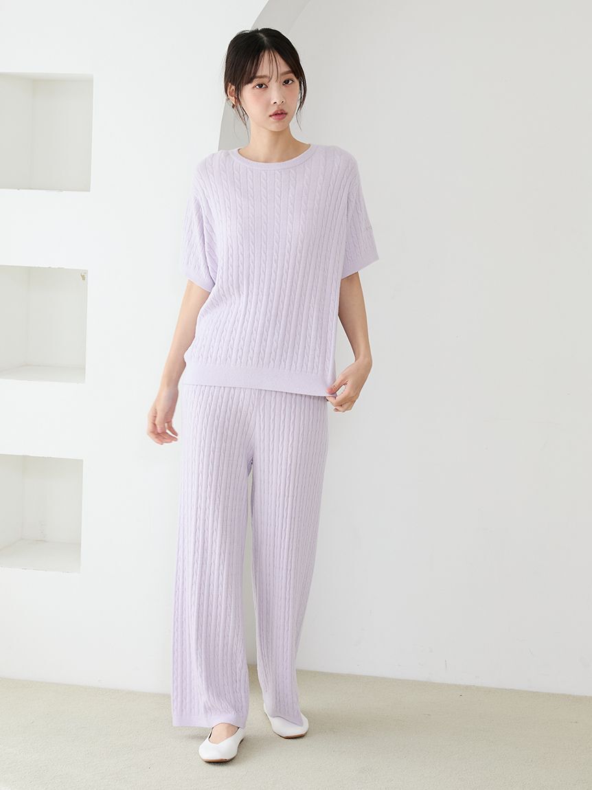 gelato pique「スムーズィーliteアランロングパンツ」|ルームウェア|