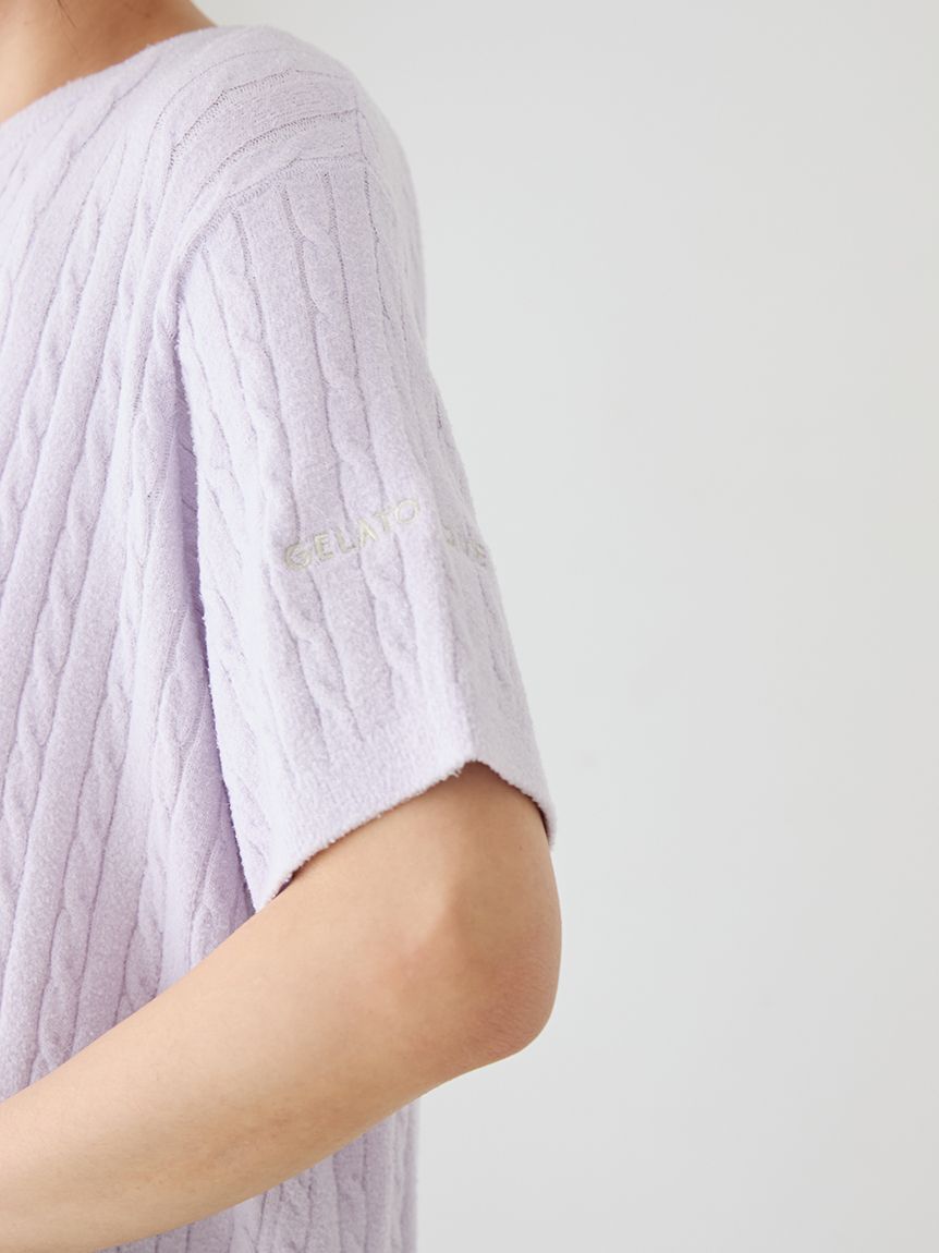 gelato pique「スムーズィーliteアランプルオーバー」|ルームウェア|