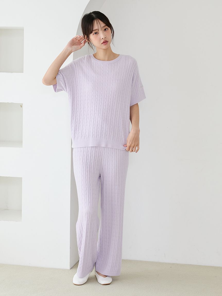 gelato pique「スムーズィーliteアランプルオーバー」|ルームウェア|