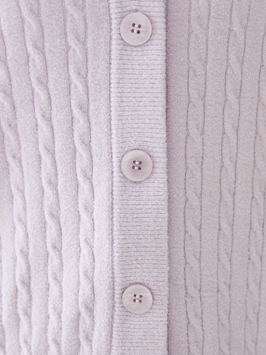 gelato pique「スムーズィーliteアランカーディガン」|ルームウェア|