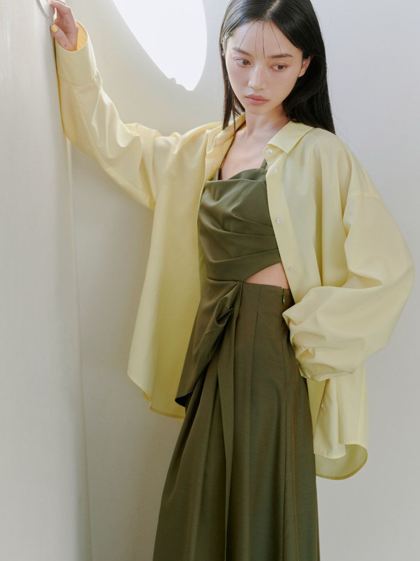 SNIDEL「【LUMISHADE】UVオーバーシャツ」|シャツ・ブラウス|