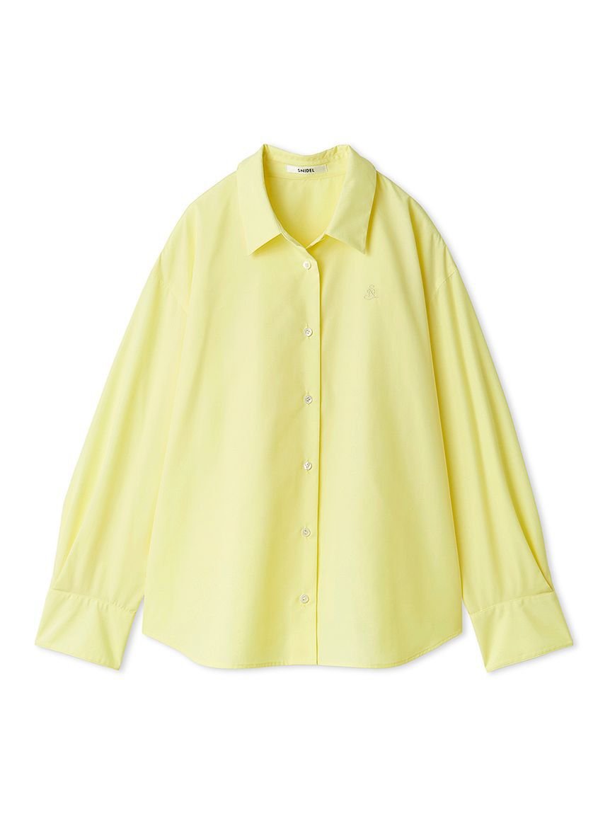 SNIDEL「【LUMISHADE】UVオーバーシャツ」|シャツ・ブラウス|YEL