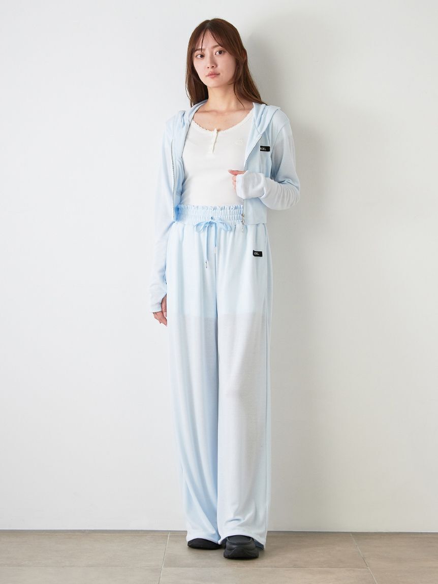 SNIDEL「【LUMISHADE】UVカットパンツ」|チノ|