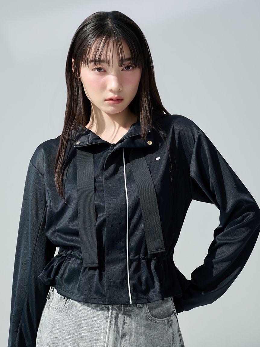 SNIDEL「【LUMISHADE】UVポケッタブルパーカー」|パーカー|BLK