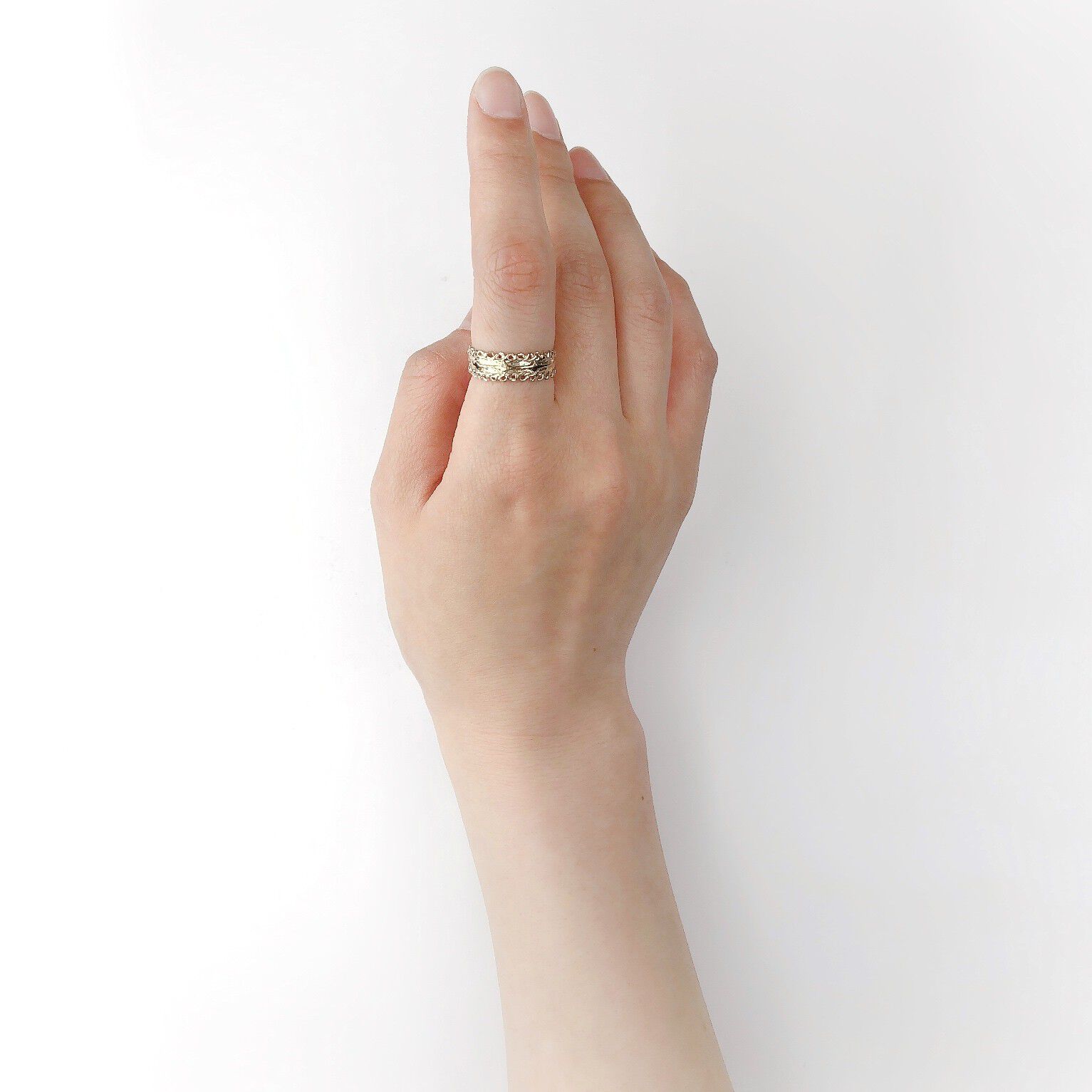 KAORU「コードリー リング S／K10ピンクゴールド」|リング|