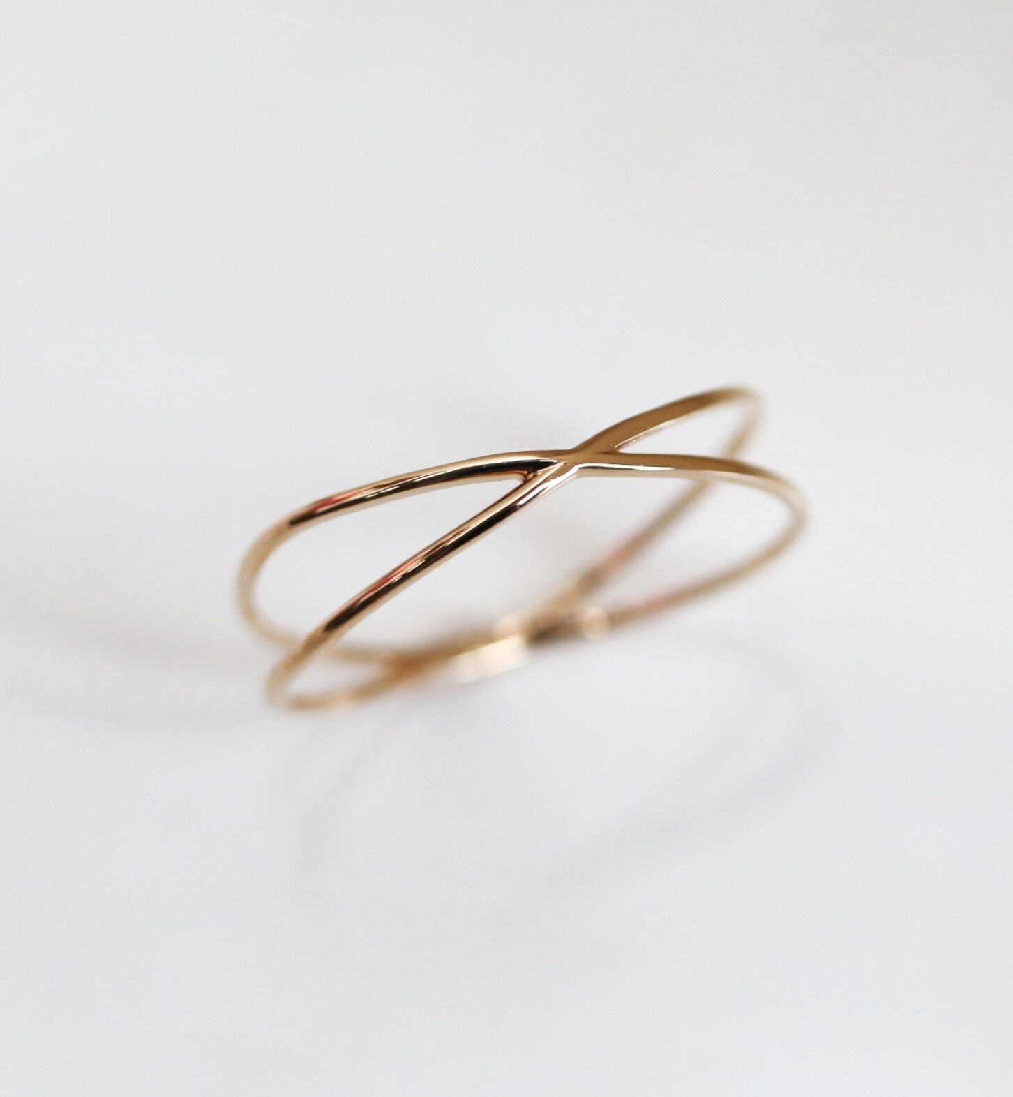  「ゴールド クロス リング | K10YG」|リング|K10 イエローゴールド