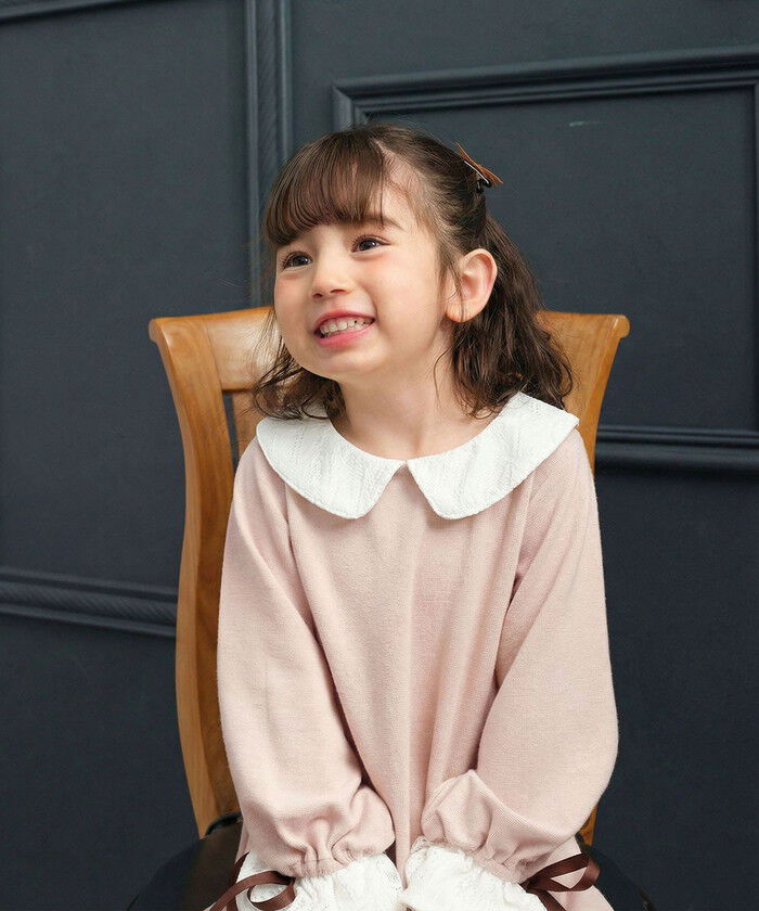 BACKYARD FAMILY「rora ワンピース 通販 ローラ リリ キッズワンピース キッズ 女の子 長袖 襟付き」|その他|