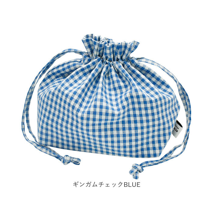 BACKYARD FAMILY「Bonnie ランチ巾着 通販 現代百貨 A764 弁当袋 チェック 巾着 かわいい」|食器・キッチングッズ|