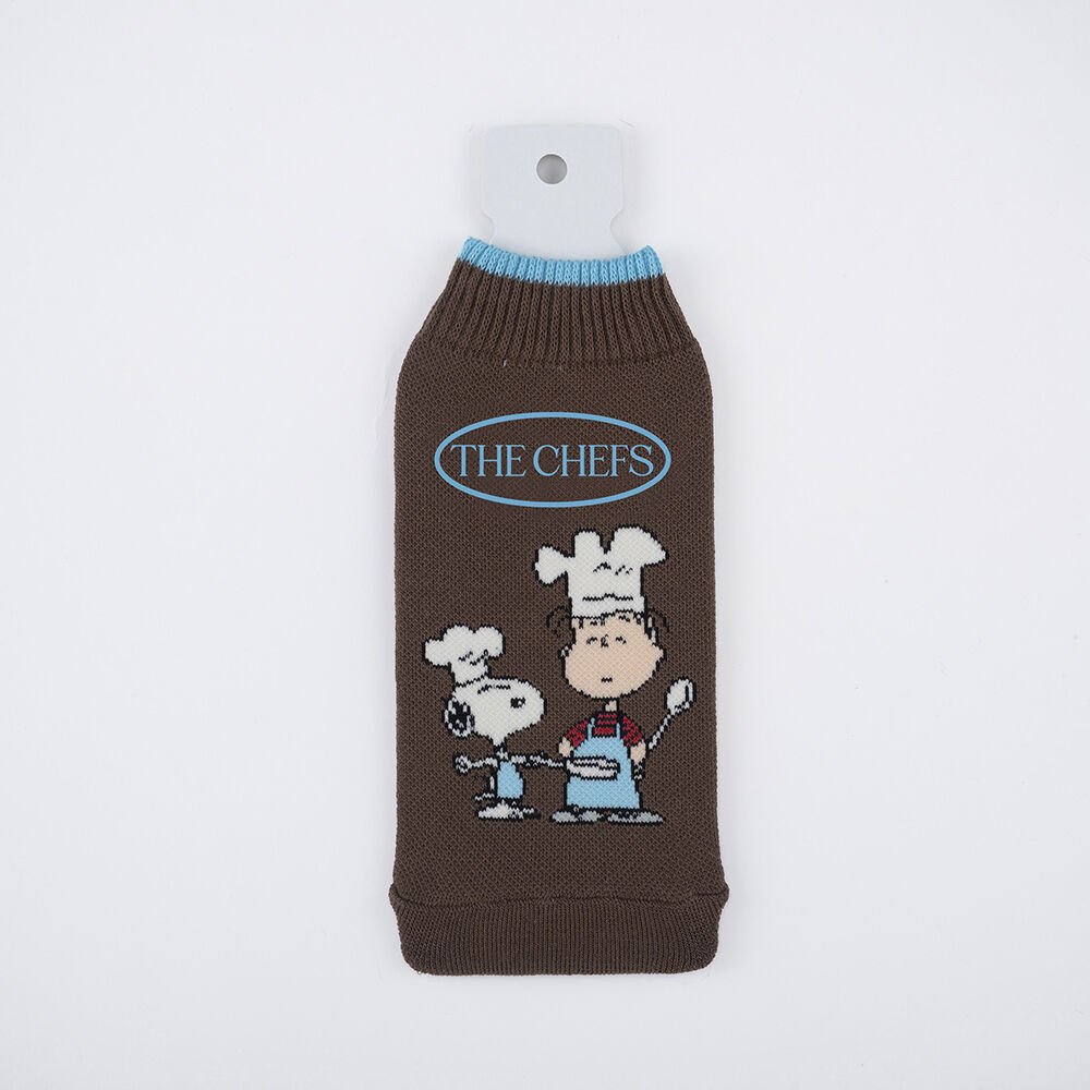 BACKYARD FAMILY「ペットボトルカバー スヌーピー 通販 ボトルカバー ニットペットボトルカバー 水筒カバー」|食器・キッチングッズ|ブラウン1