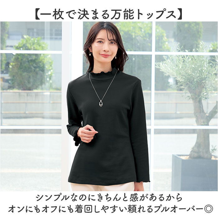 BACKYARD FAMILY「タートルプルオーバー 通販 タートルネック ハイネック プルオーバー カットソー 長袖 tシャツ」|Tシャツ・カットソー|