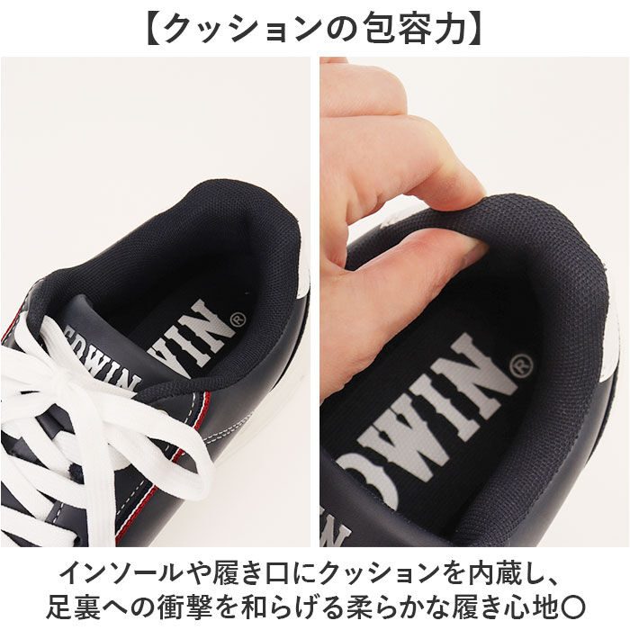 BACKYARD FAMILY「スニーカー EDWIN おしゃれ 通販 メンズ シューズ エドウィン 靴 運動靴 軽量」|スリッポン|