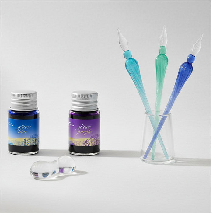 BACKYARD FAMILY「ガラスペン 通販 ガラスペンセット ガラス ペン つけペン 万年筆 硝子ペン ペン置き インク付き」|その他|