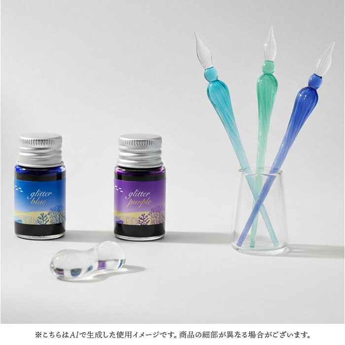 BACKYARD FAMILY「ガラスペン 通販 ガラスペンセット ガラス ペン つけペン 万年筆 硝子ペン ペン置き インク付き」|その他|