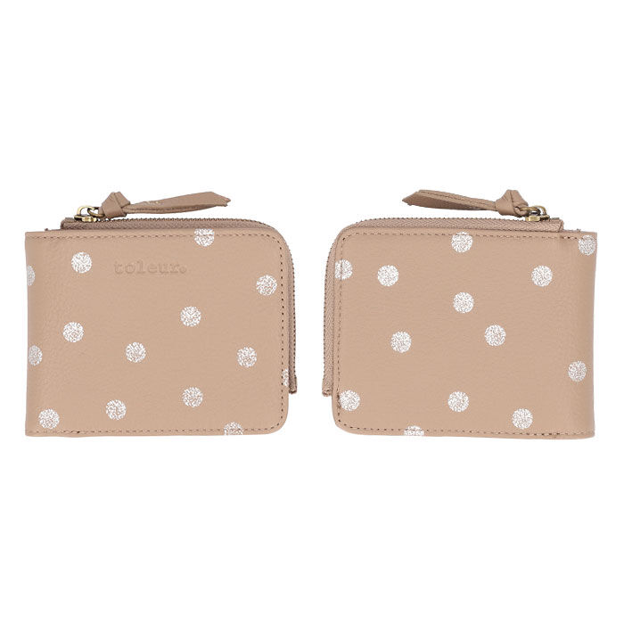 BACKYARD FAMILY「toleur 財布 トーラ ドット 通販 二つ折り財布 2つ折り財布 折財布 ミニ財布 コンパクト」|財布|