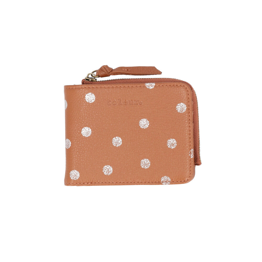 BACKYARD FAMILY「toleur 財布 トーラ ドット 通販 二つ折り財布 2つ折り財布 折財布 ミニ財布 コンパクト」|財布|ブラウン2