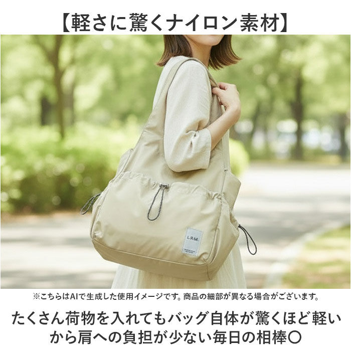 BACKYARD FAMILY「LRM バッグ RK-1176 通販 トートバッグ トートバック 肩掛けバッグ ファスナー付き」|トートバッグ|