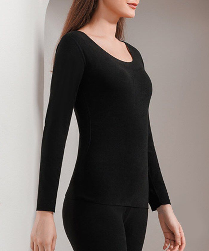 BACKYARD FAMILY「発熱インナー 長袖 通販 インナーシャツ 下着シャツ あったかインナー 肌着 あったか」|インナー|