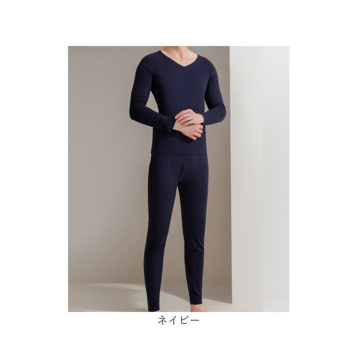 BACKYARD FAMILY「発熱インナー スパッツ 長袖 セット メンズ 通販 あったかインナー 肌着 あったか 暖かインナー」|インナー|