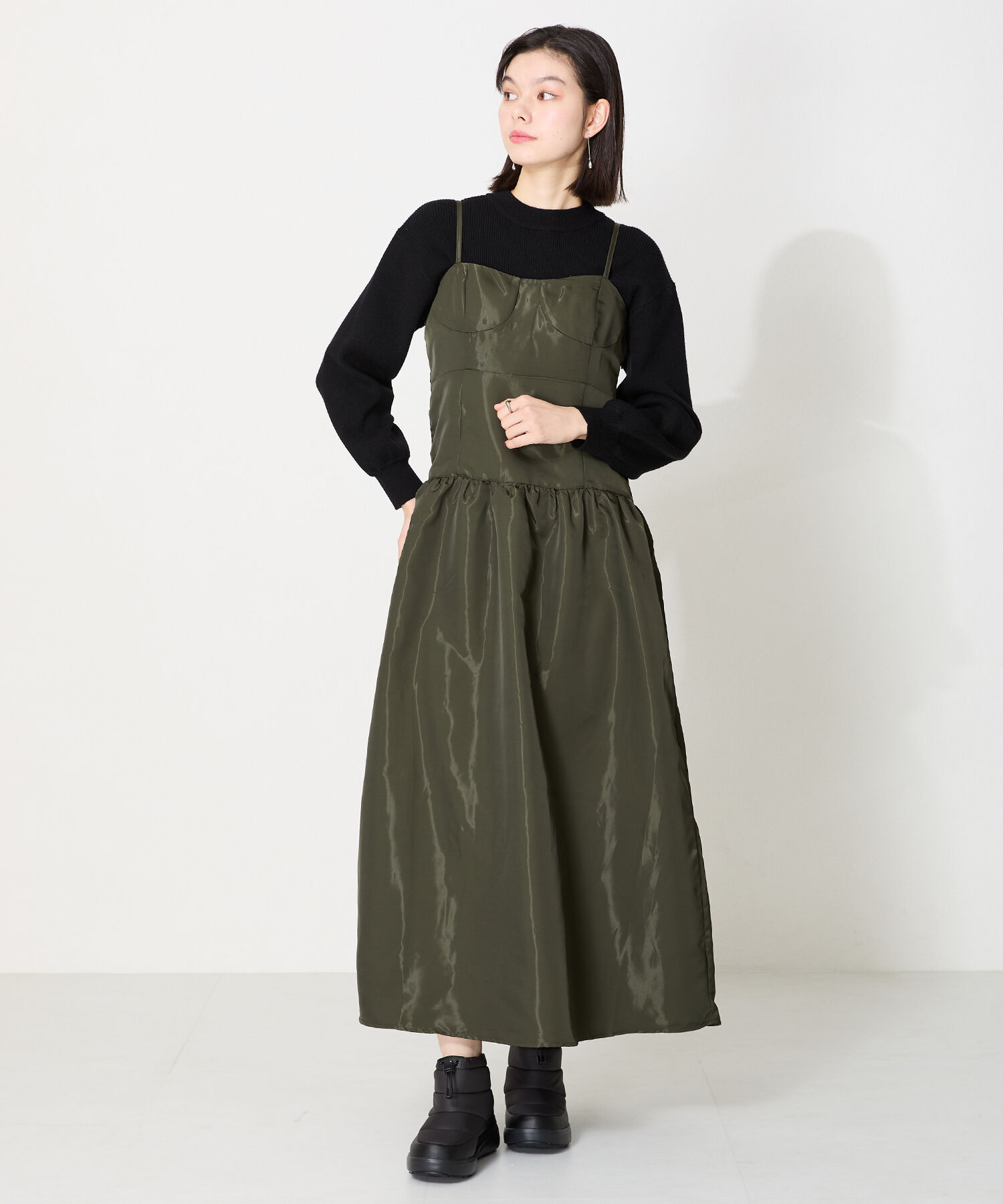 ORiental TRaffic「パデットショートスノーブーツ/OT3404」|レインシューズ|